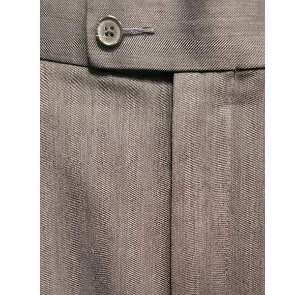 Perry Ellis Portfolio Men's Gray Pleaded Slacks Size 36/34 - Picture 6 of 7